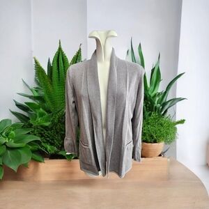 Olsen cardigan, grey, soft, size small
